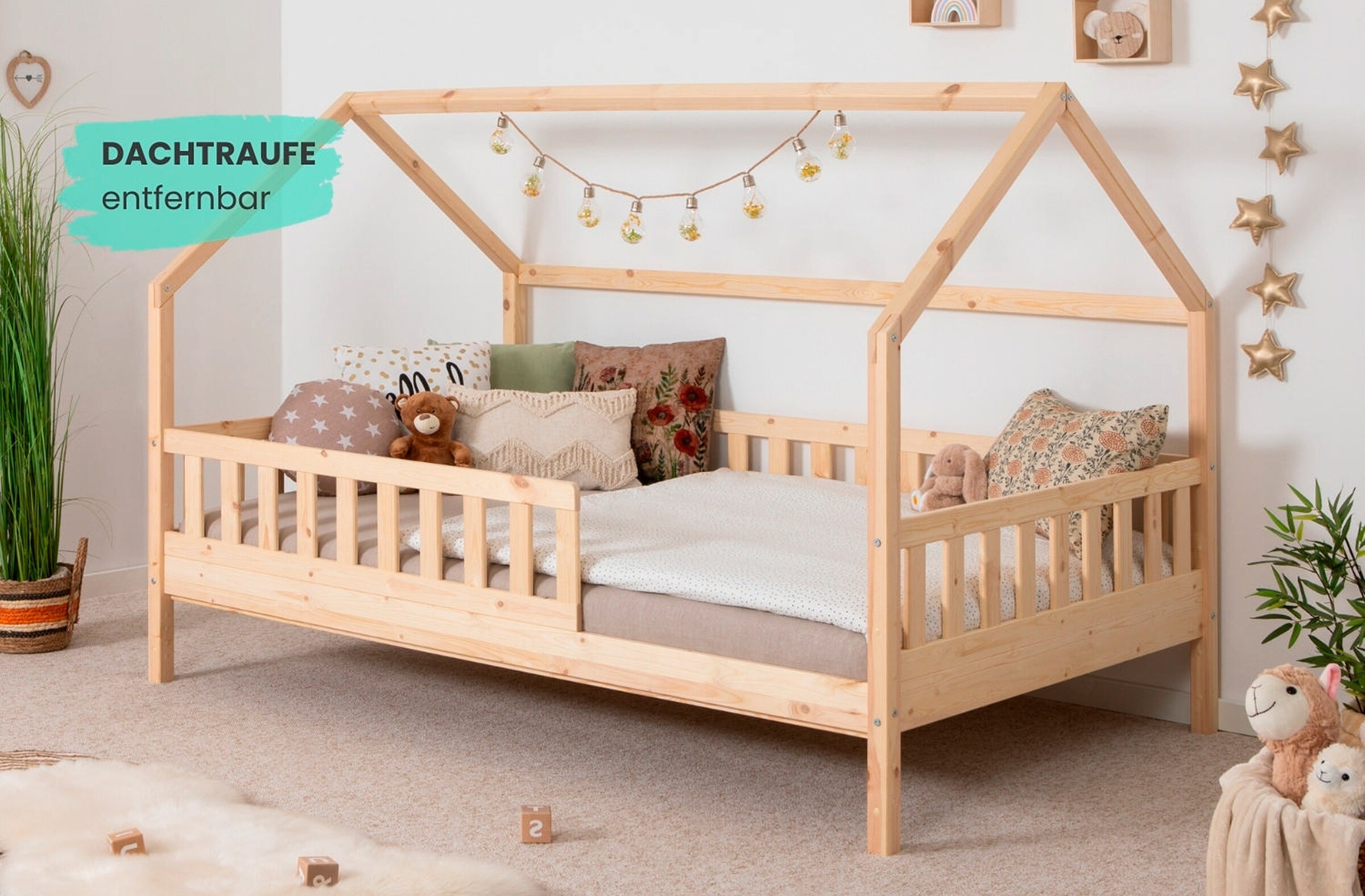 Ticaa Kinderbett Hausbett 