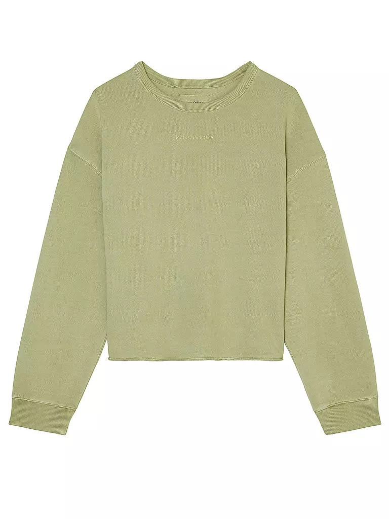 MARC O' POLO DENIM Sweater Oversized Fit grün