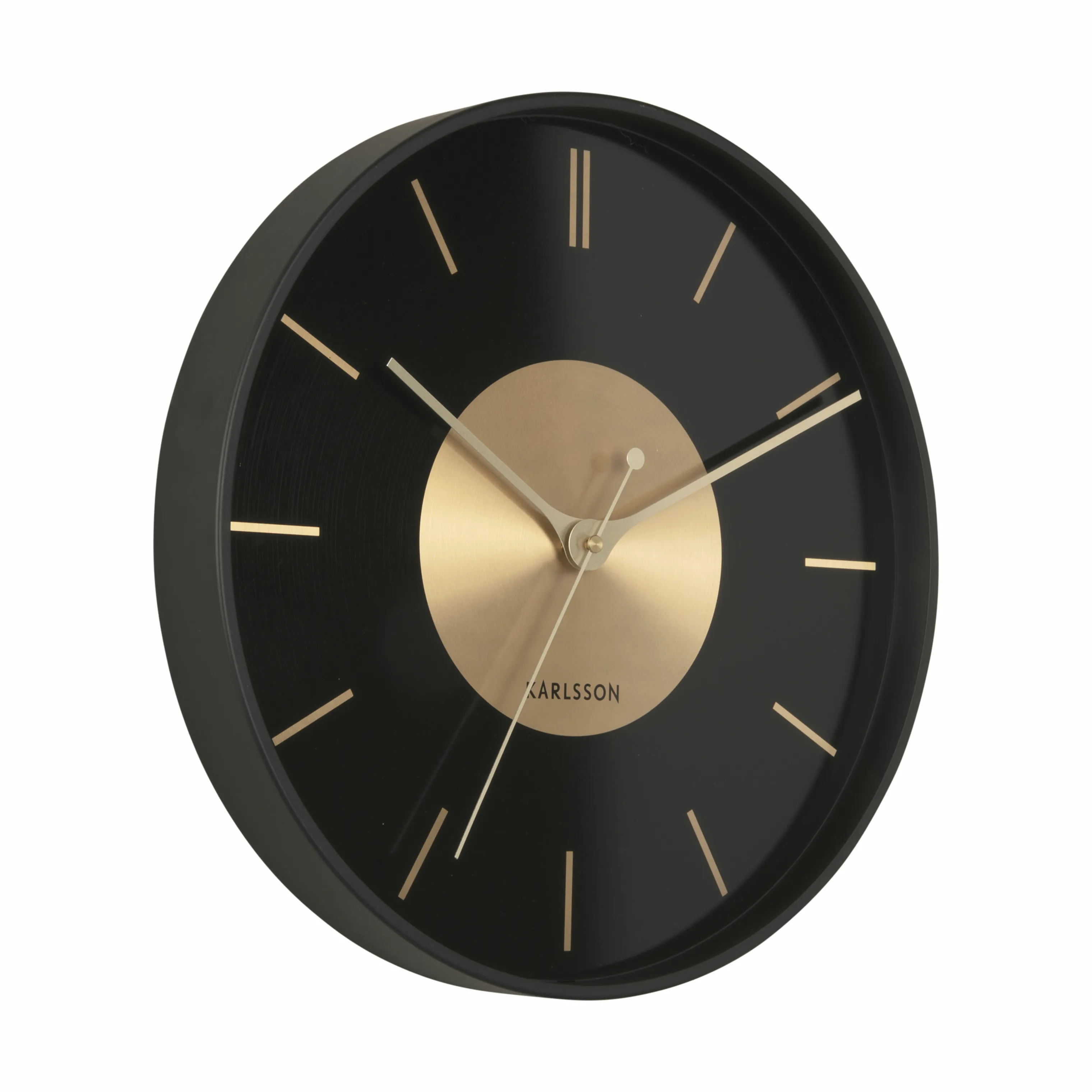 Karlsson Gold Disc Vægur
