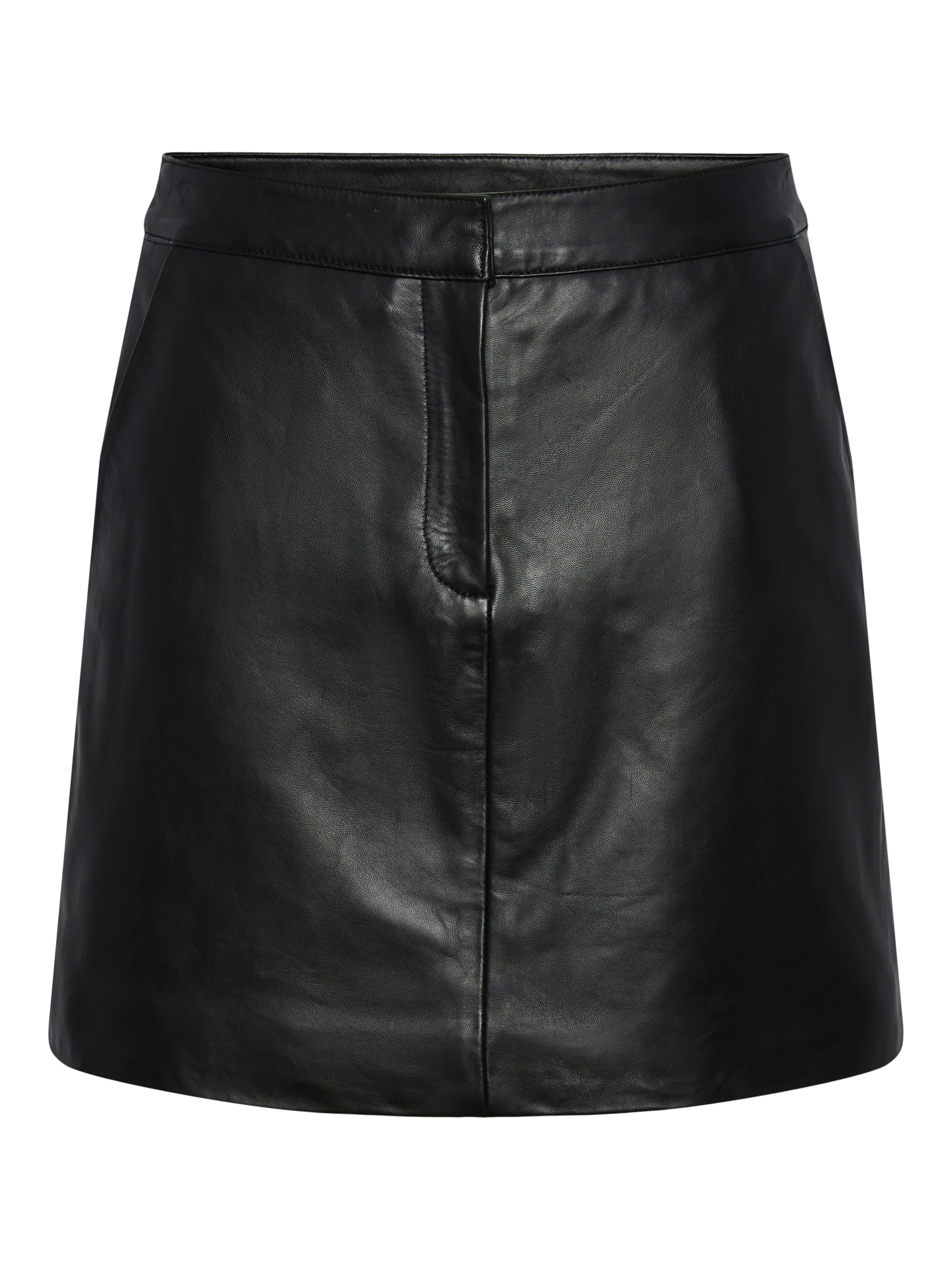 Y.A.S Lederrock »YASLYMA HMW LEATHER SKIRT NOOS«