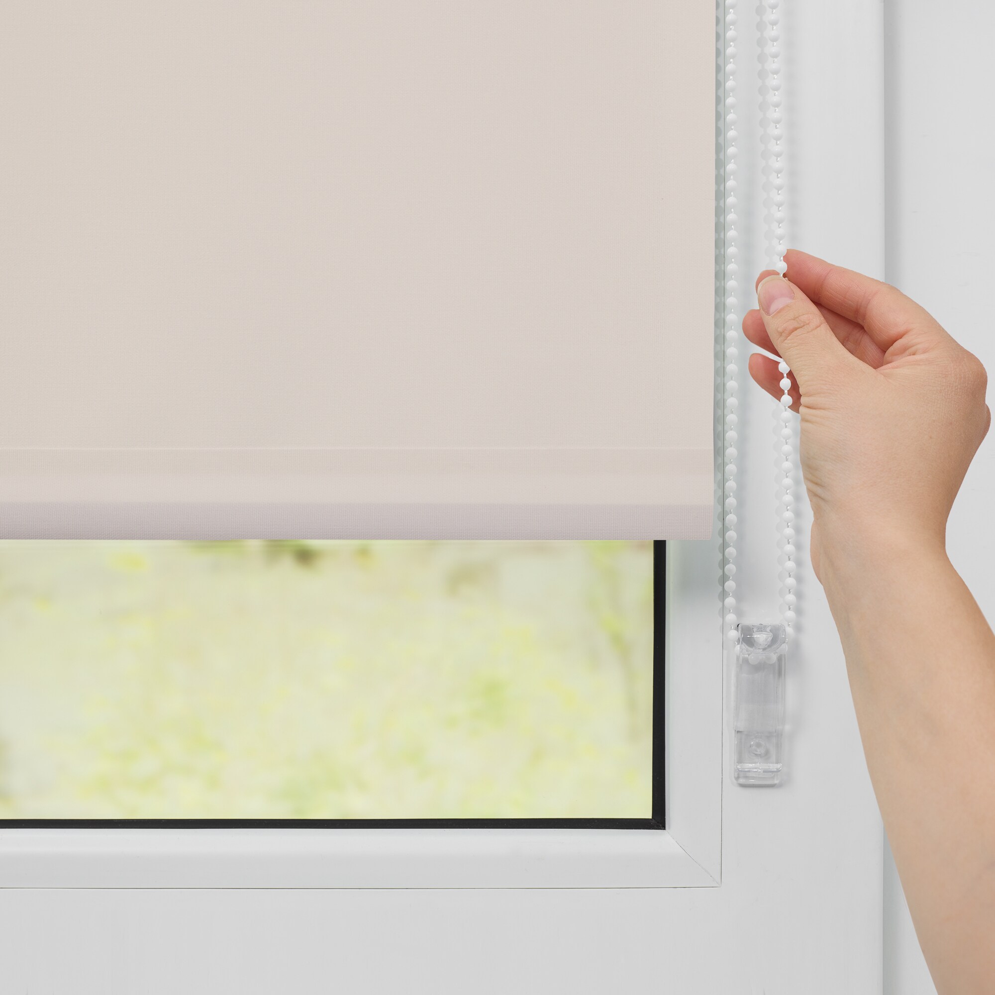 Lichtblick Rollo Klemmfix, ohne Bohren, blickdicht, Flowing Honey- Gelb