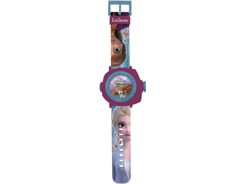 Lexibook Disney Frozen Digital-Projektionsuhr Eine 2-in-1-Uhr mit digitalem Bildschirm