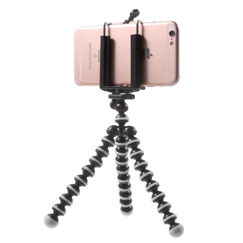 (17cm) Universal Handy Tripod Handy Stativ Halterung Ständer - Schwarz / Weiss