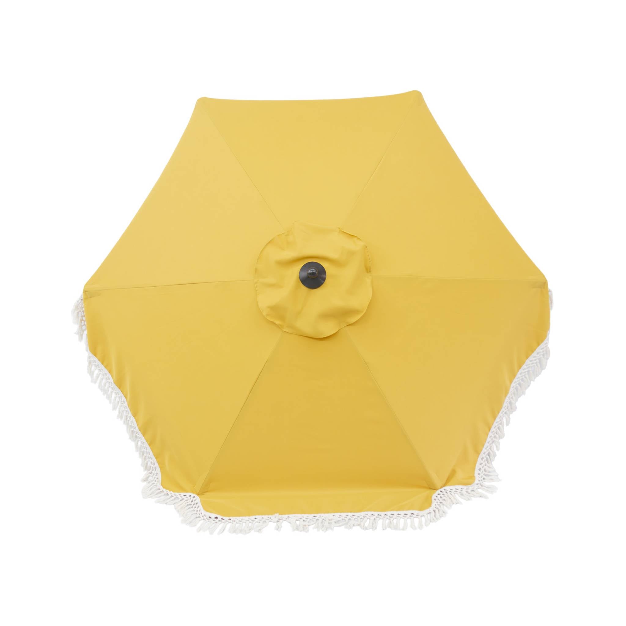 sweeek - Parasol met franjes 2m staal