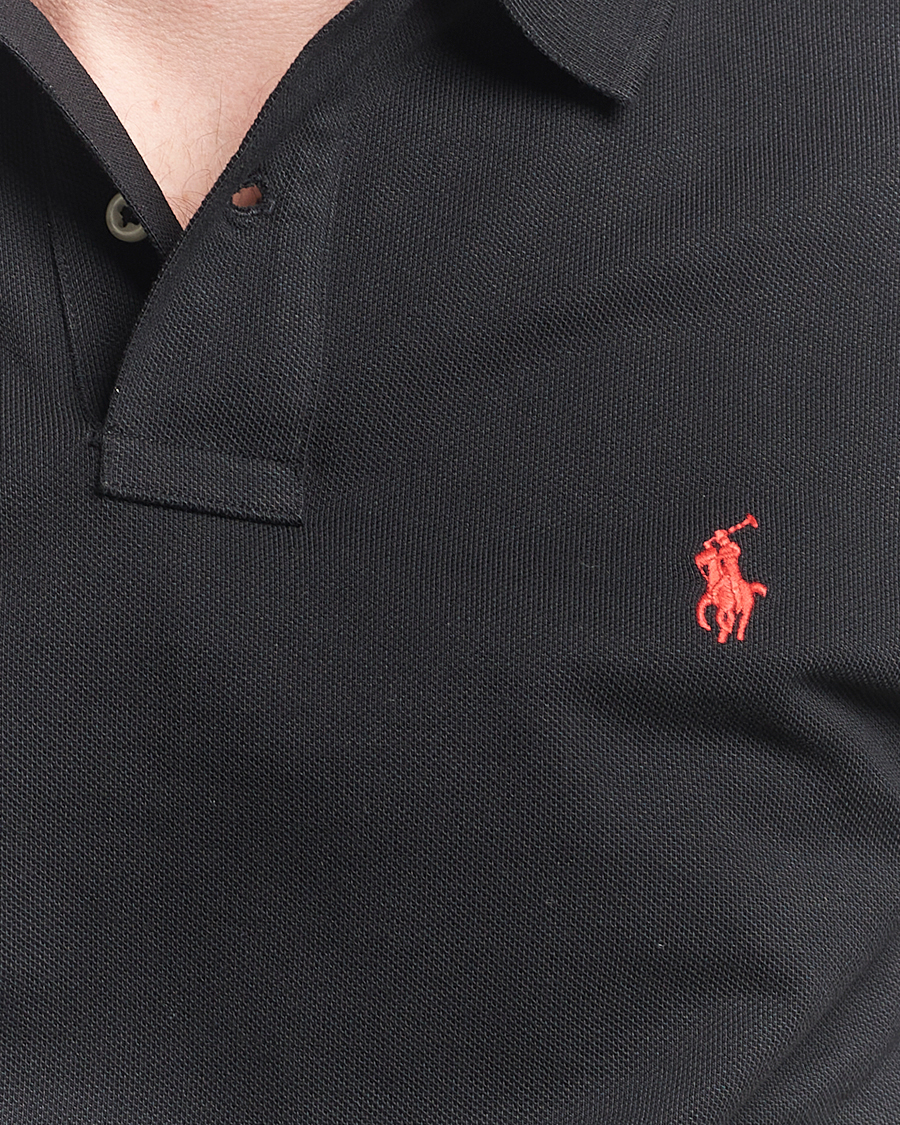 Polo Ralph Lauren Slim Fit Polo Polo Black