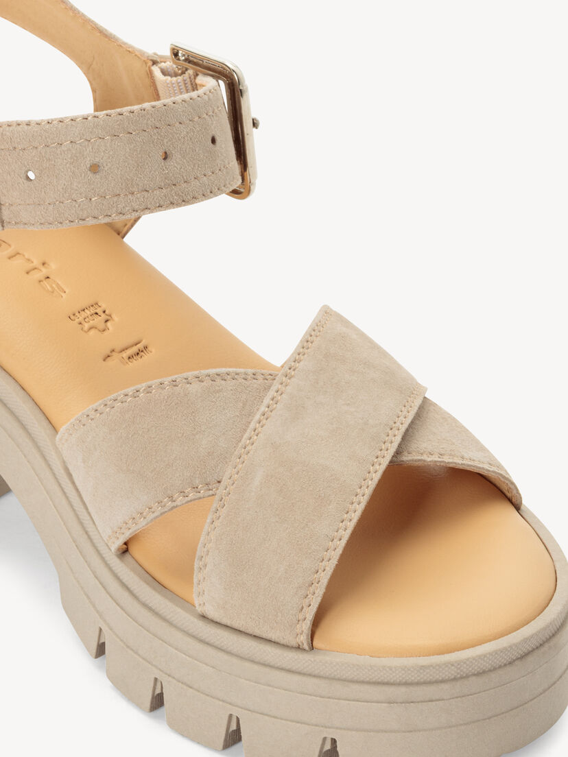 Leren Sandaaltje - beige