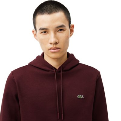 Sweatshirt à capuche homme en molleton LACOSTE