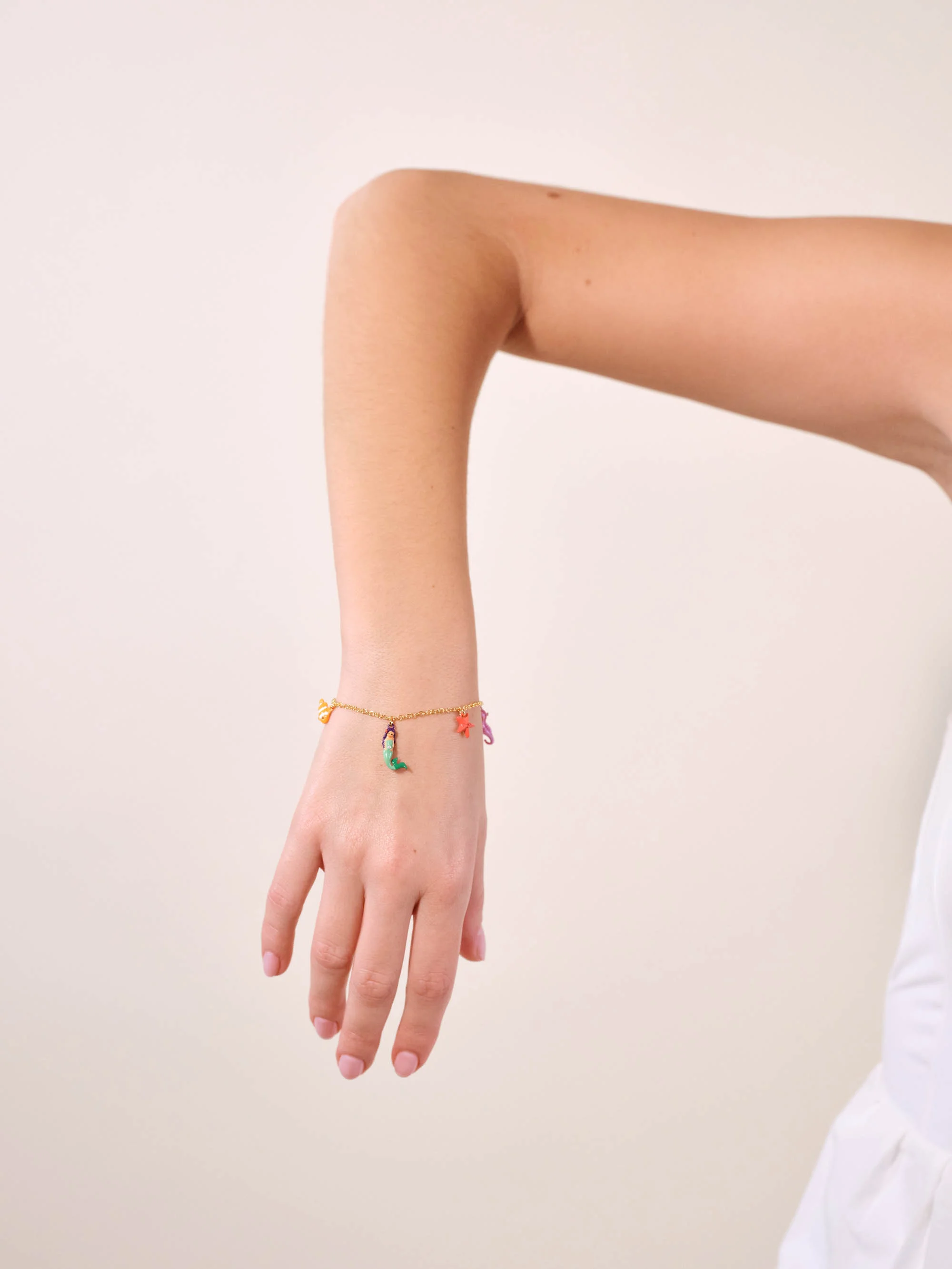 Bracelet charm's sirène et animaux marins | Multicolore