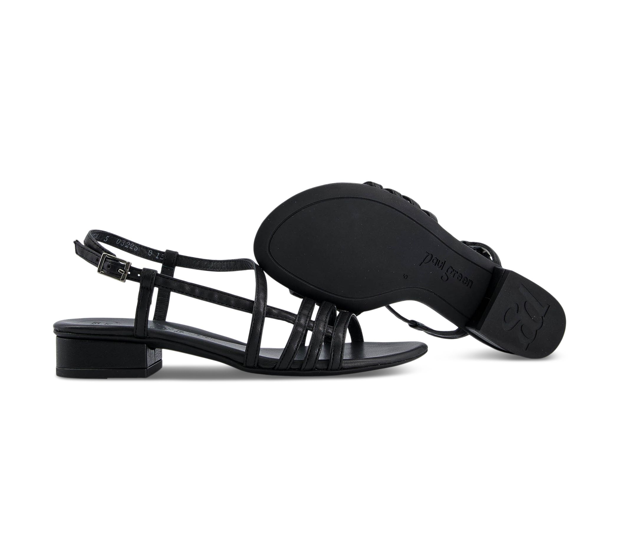 Paul Green Riemchensandalen schwarz