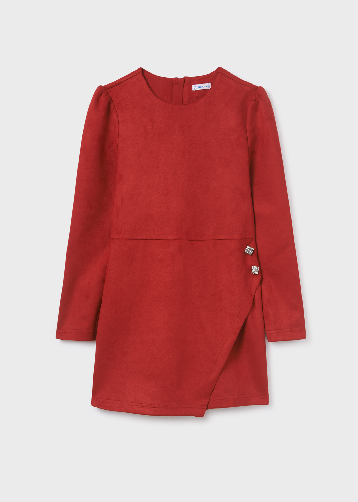 vestido de camurça para meninas