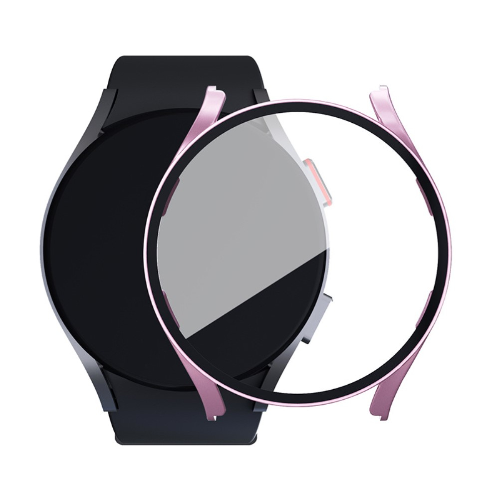 Samsung Galaxy Watch 5 / 4 (40 mm) Hardcase Bumper   Display Schutzglas - Roségold