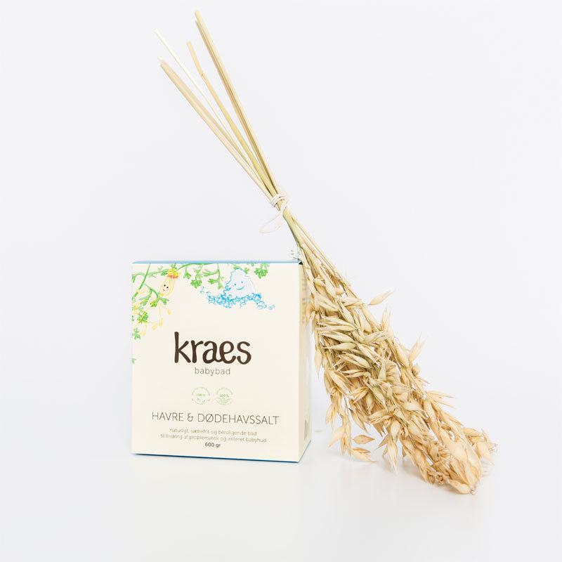 KRAES Babybad Havre & Dødehavssalt 600 gr.