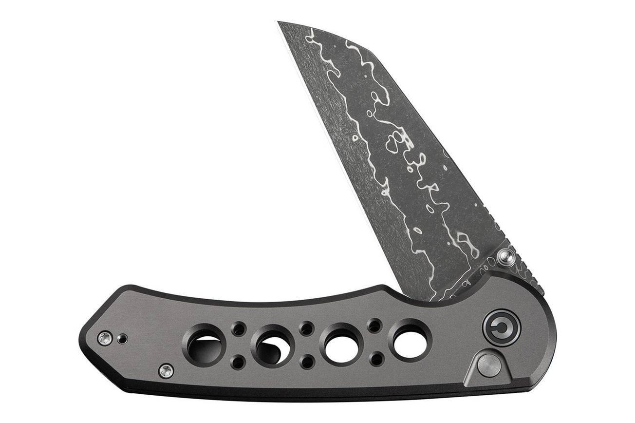 CIVIVI Pragma Prime C24067-DS1, Damascus, Gray Aluminum zakmes