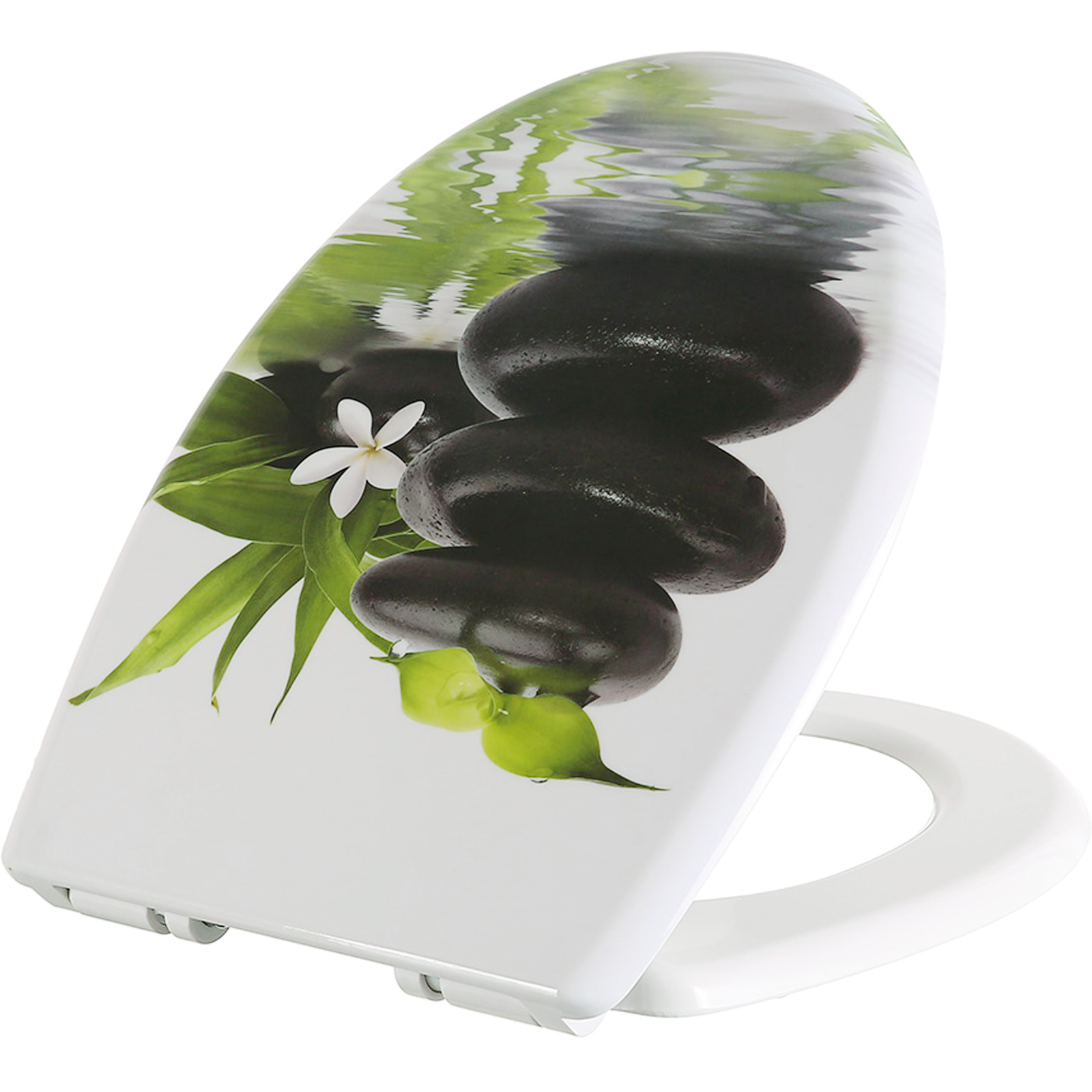 WC-Sitz Duroplast Stone mit Absenkautomatik