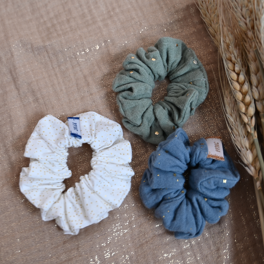 Petit Chouchou Blanc Pailleté