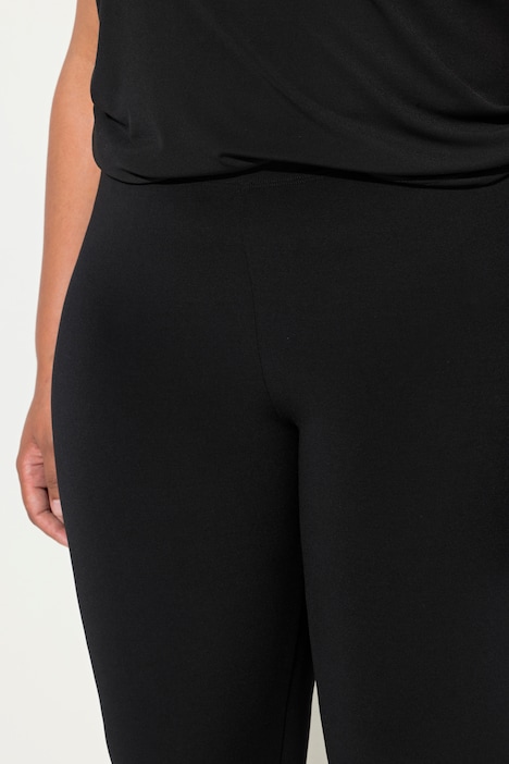 Leggings, High Waist, schmales Bein, Elastikbund
