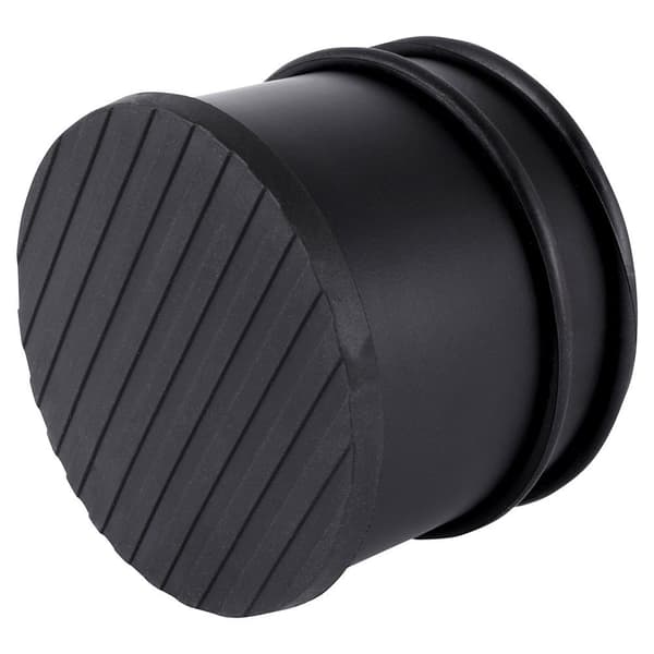 Dørstopper stål sort 9 cm