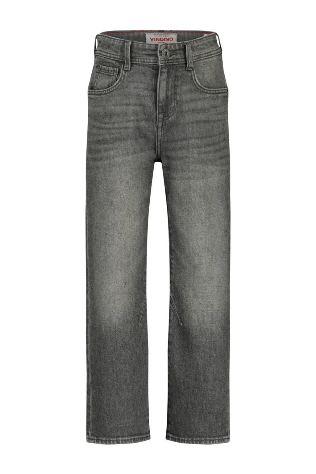 Vingino relaxed  waist regular fit jeans grey denim