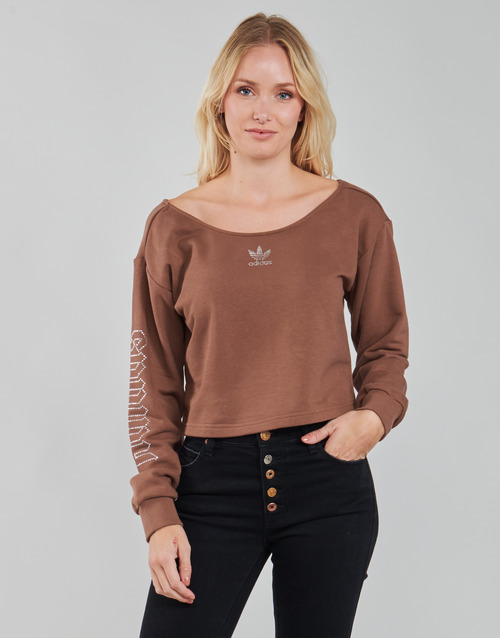 adidas Originals - SLOUCHY CREW? Marrón
