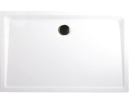 SCHULTE Extra vlakke douchebak complete set 180 x 80 x 3,5 cm Alpine White Smooth D208018 04