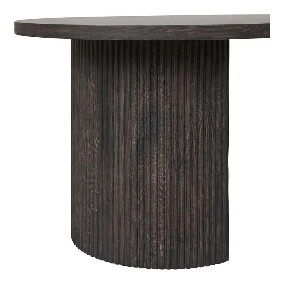 Salontafel Ovaal - Donkerbruin - 60x120x45cm - Boavista