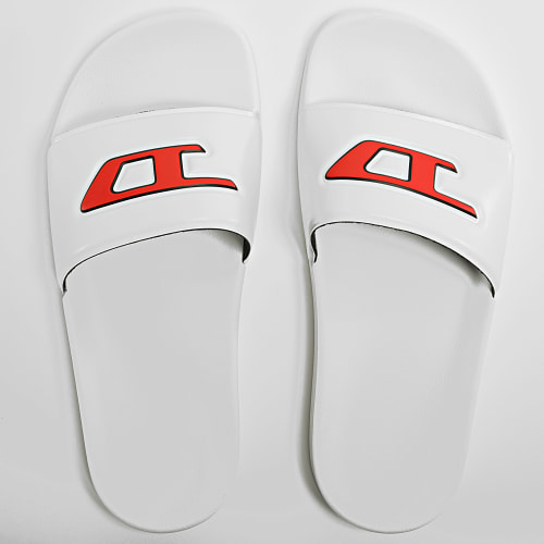 Claquettes Femme Sa-Mayemi Y02853 White Red