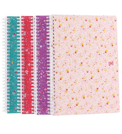 Oxford Notizbuch - Floral - Quadratisch - B5 - Gemischt