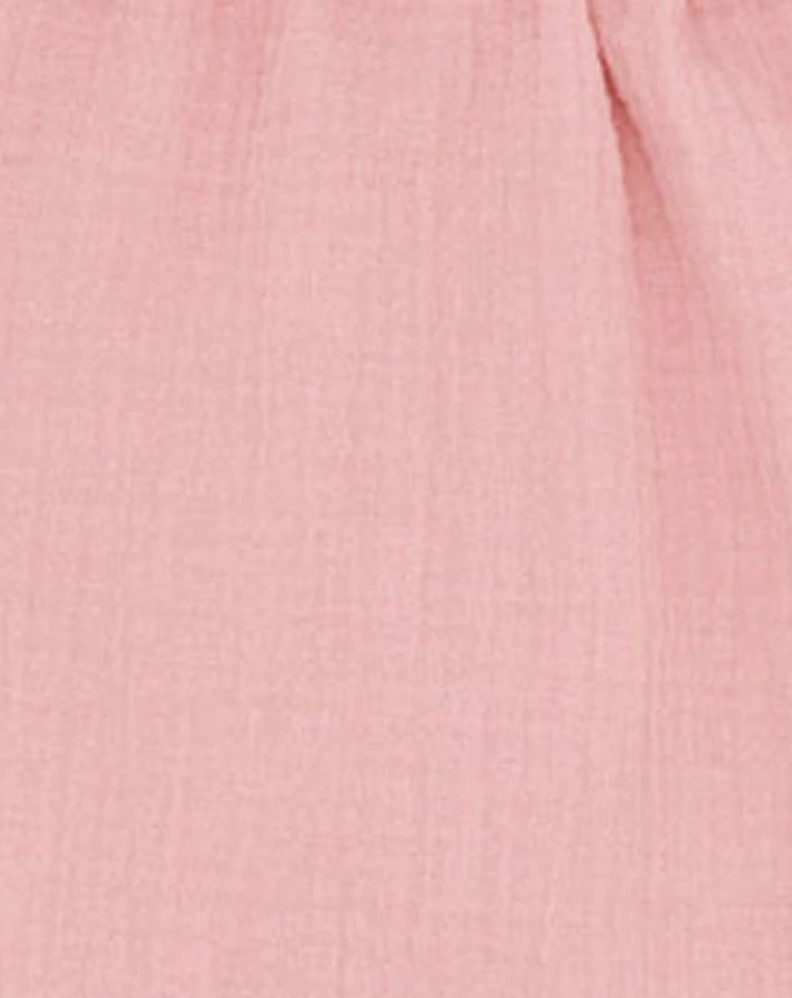 Overall MUSLIN RÜSCHE in altrosa
