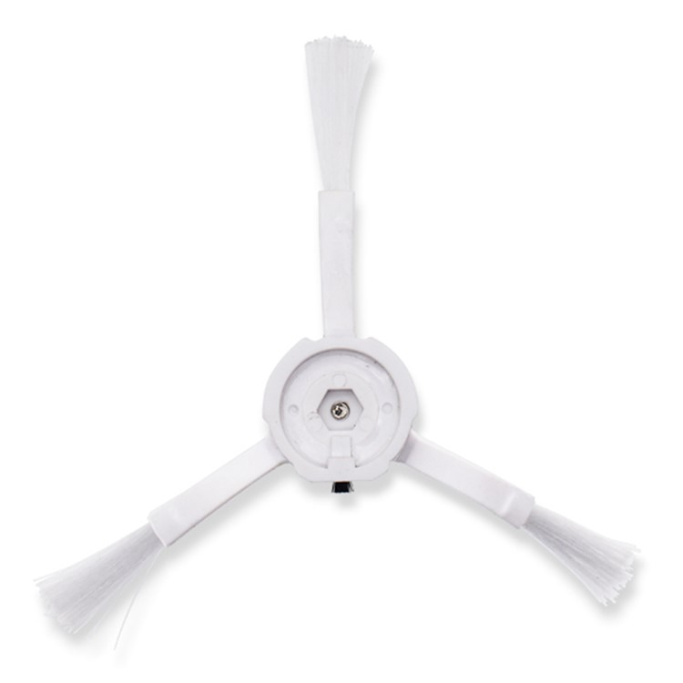 (2er Set) Ersatz Seiten Bürsten mit 3 Borsten Arme für Roborock Staubsauger Roboter P10 / Q Revo / S7 - Weiss