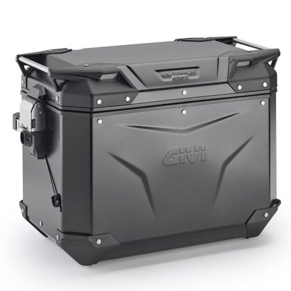 Valise Givi TREKKER OUTBACK EVO SMART 48 LITRES - NOIR (COTE GAUCHE) SANS BARILLET Universel - Noir