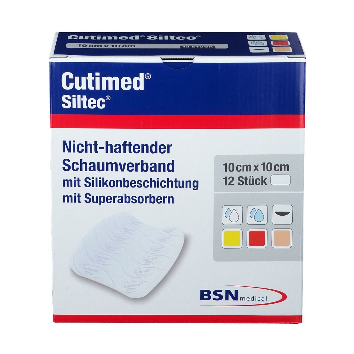 Cutimed® Siltec 10 cm x 10 cm