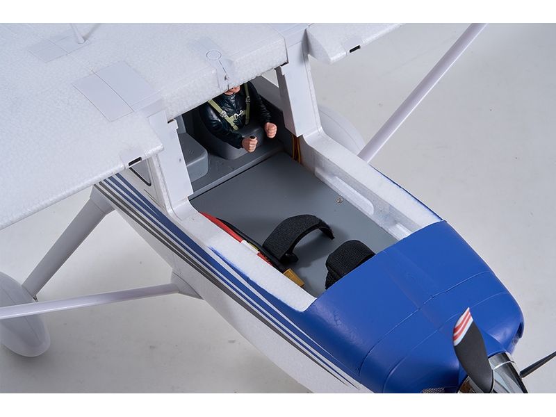 FMS Motorflugzeug Cessna 182 1500 mm Blau, PNP Wendiges Scale STOL Flugmodell