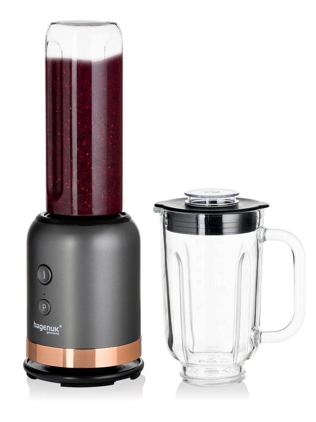 Vielseitiger Mixer mit Glasbehälter & To-Go-Becher