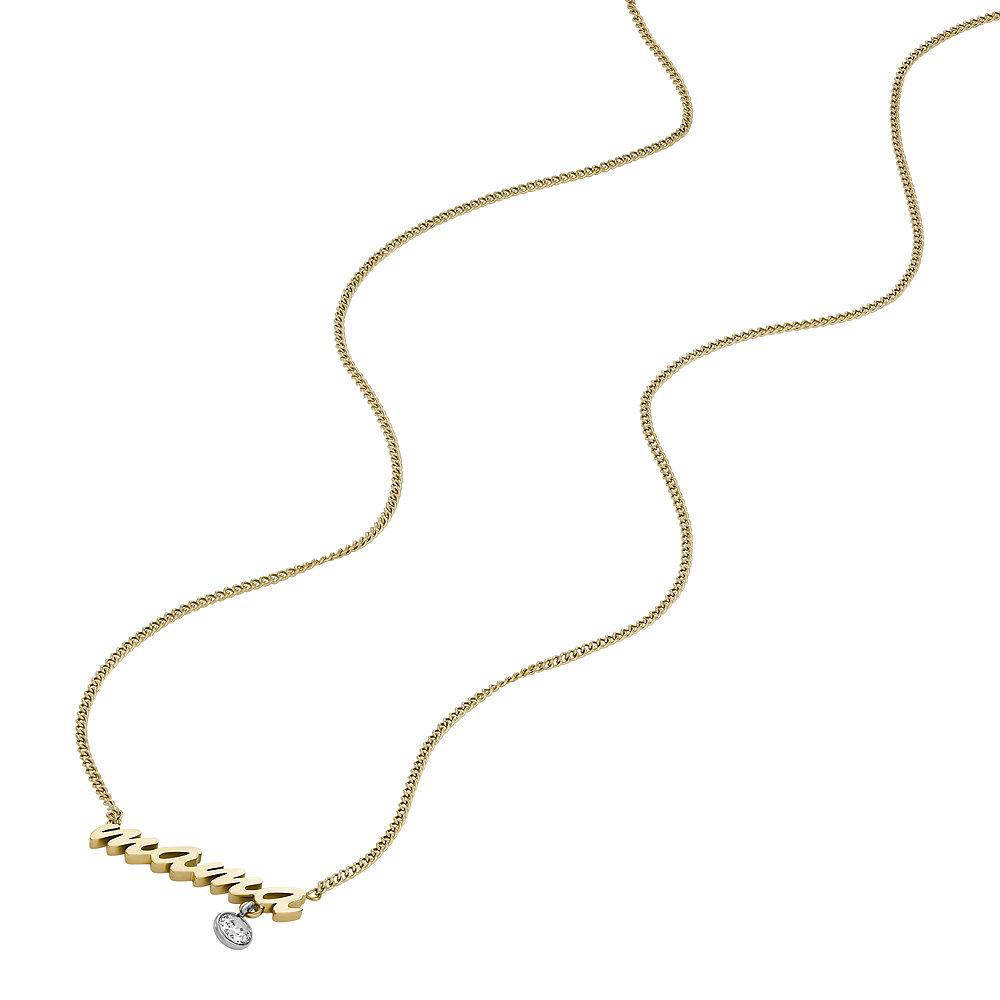 Fossil collier JF04431998 Jewelry goudkleurig