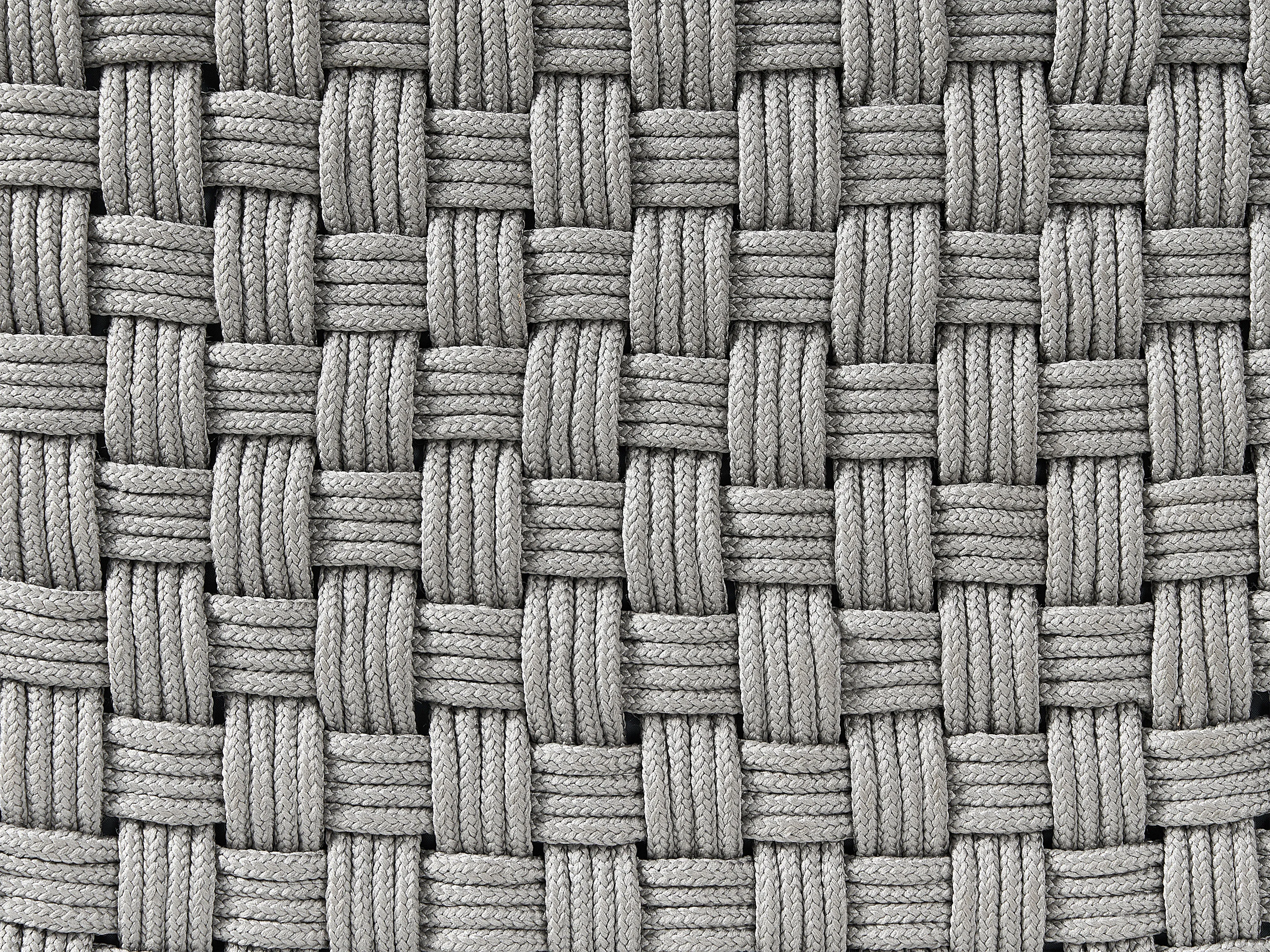 Poef NALLI Synthetisch materiaal Grijs