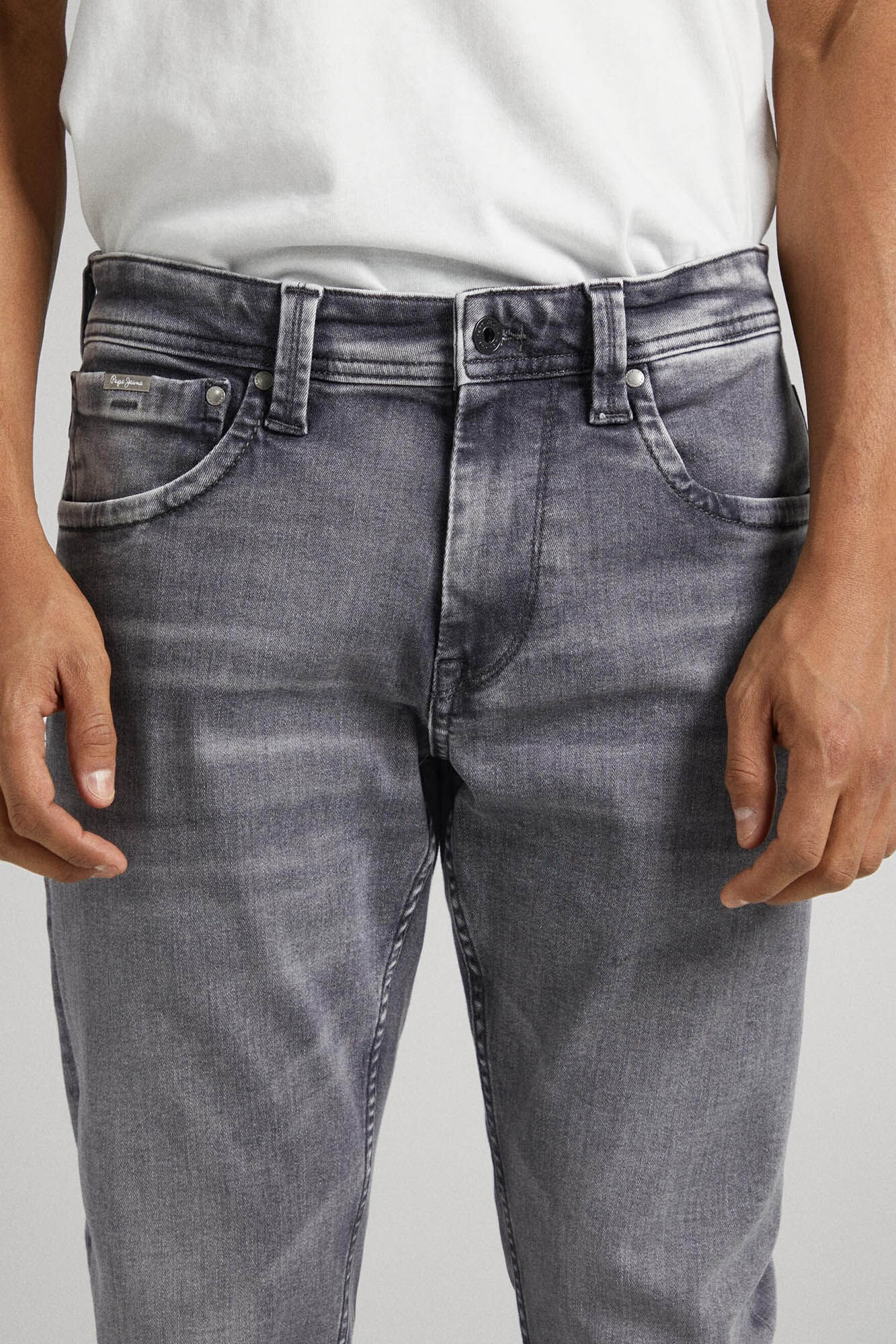 Calça jeans Cash fit com cintura regular
