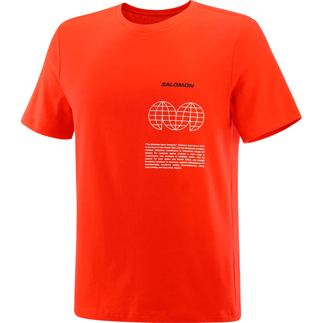 SALOMON GLOBE GRAPHIC  Kurzarmshirt Herren