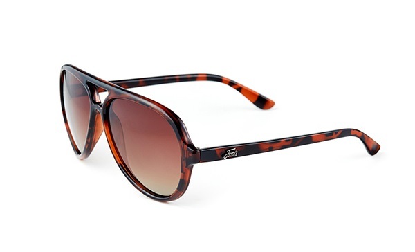 Lunettes de soleil Aviator en écaille de tortue Fortis Eyewear