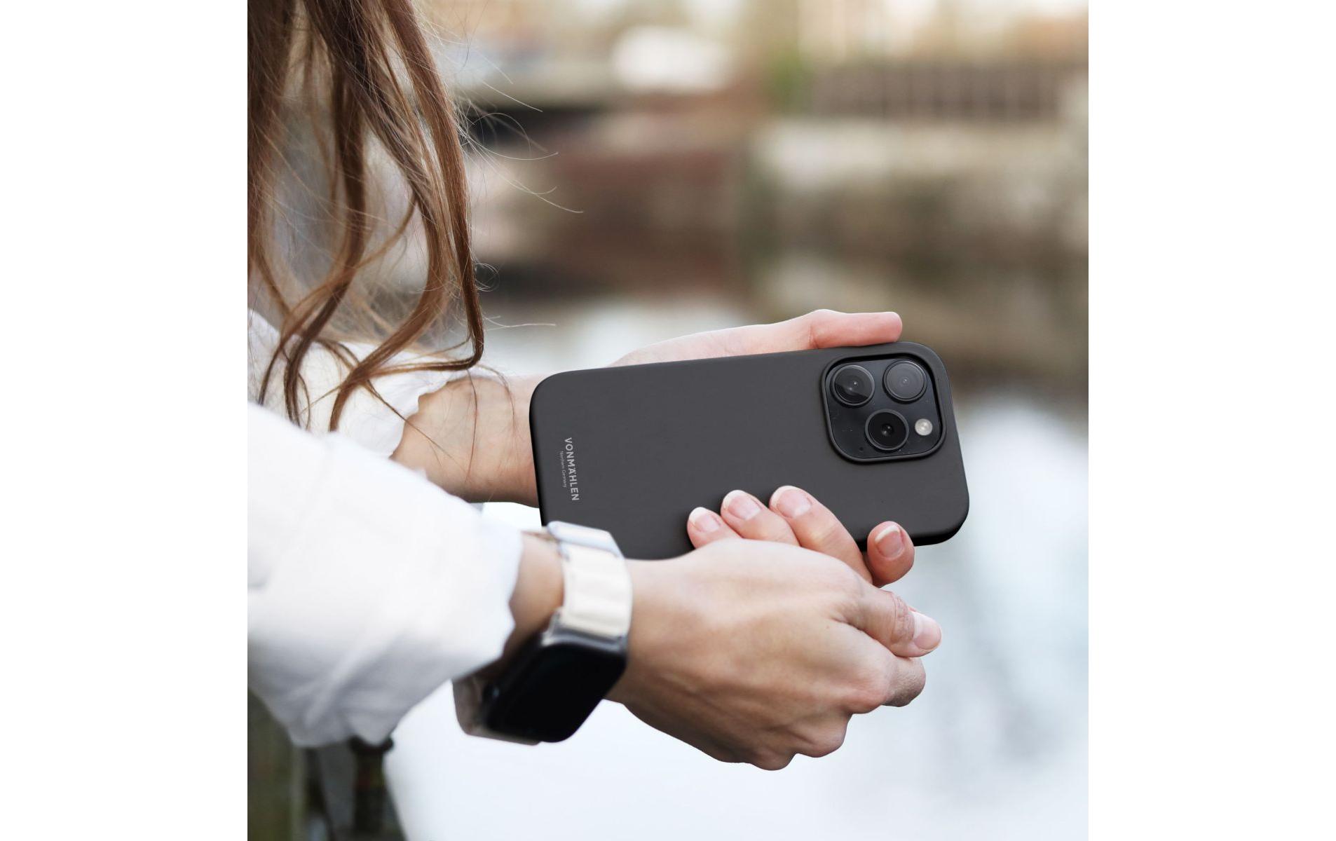 Back Cover Eco Silicone iPhone 15 Pro BlackSilicone Backcover für das Apple iPhone 15 Pro