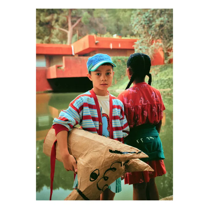 Bobo Choses Exclusivité Bobo Choses x Smallable - Robe Coton Bio Cheval Blanc | Terracotta