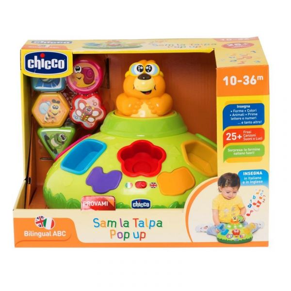 Chicco Sam a Toupeira Saltitona Bilingue