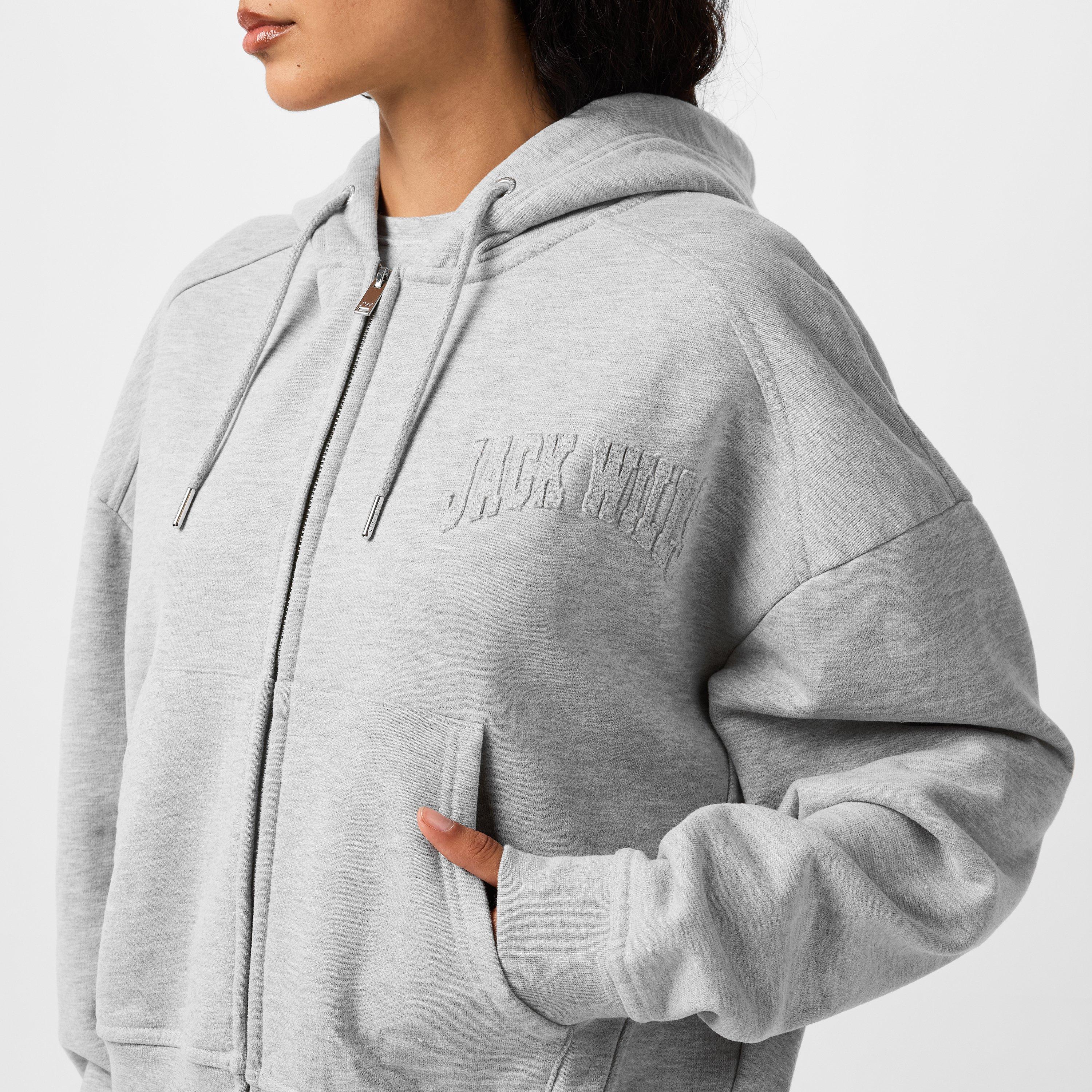 Jack Wills JW Two way Zip Hoodie