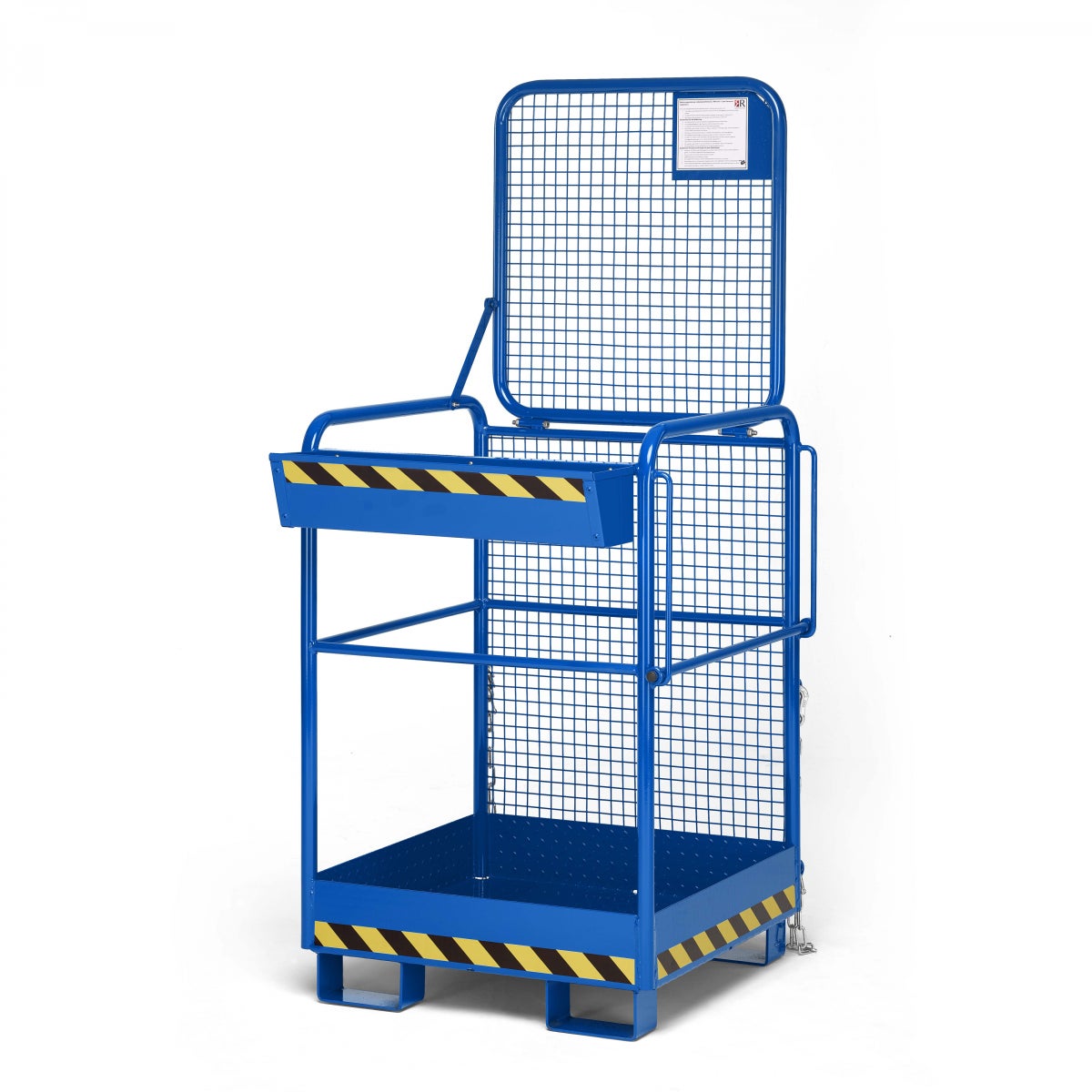R+R Industrietechnik werkmand type RAK-ONE 800x800x1900mm RAL5010 Gentiaanblauw