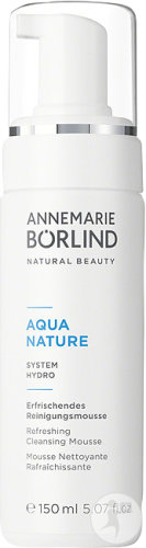 Annemarie Börlind Aqua Nature System Hydro Mousse Nettoyante Rafraîchissante Peaux Sèches 150ml