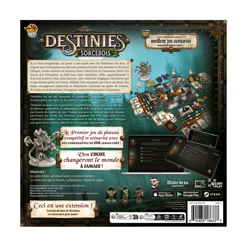 Destinies : Sorcebois - Extension