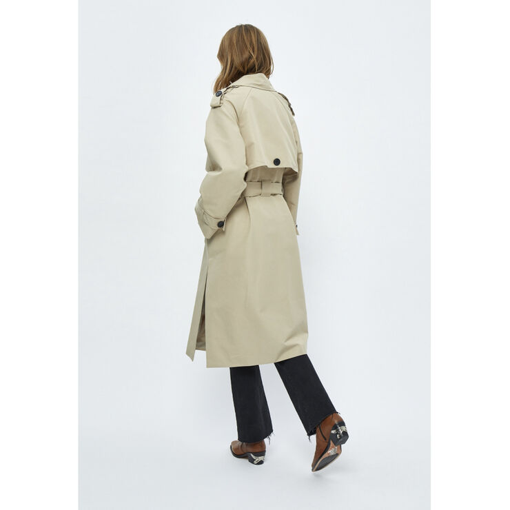 Minus Andrea Trenchcoat Feather gray