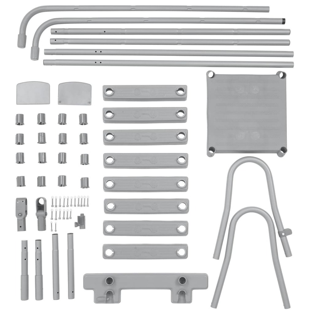 Échelle de piscine de sécurité à 4 marches flowclear 132 cm