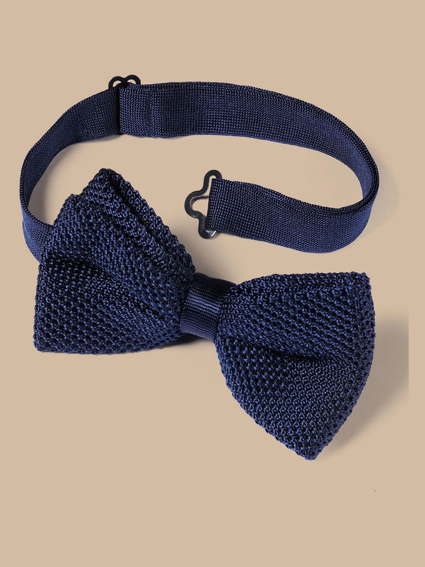 Blauw - Charles Tyrwhitt - Klassieke voorgestrikte vlinderdas