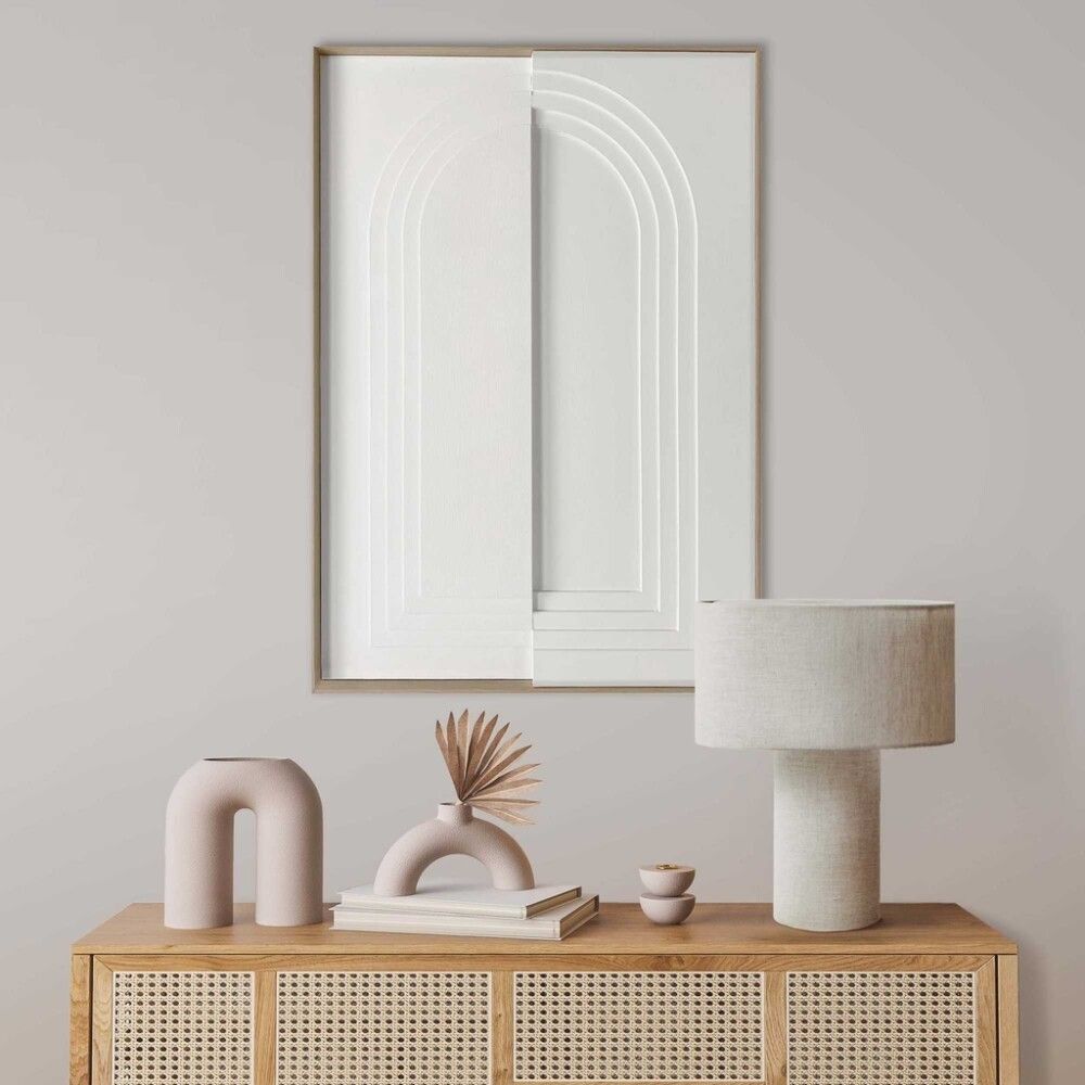 BILDE REINDERS RAMMER RELIEFKUNST 50X70CM
