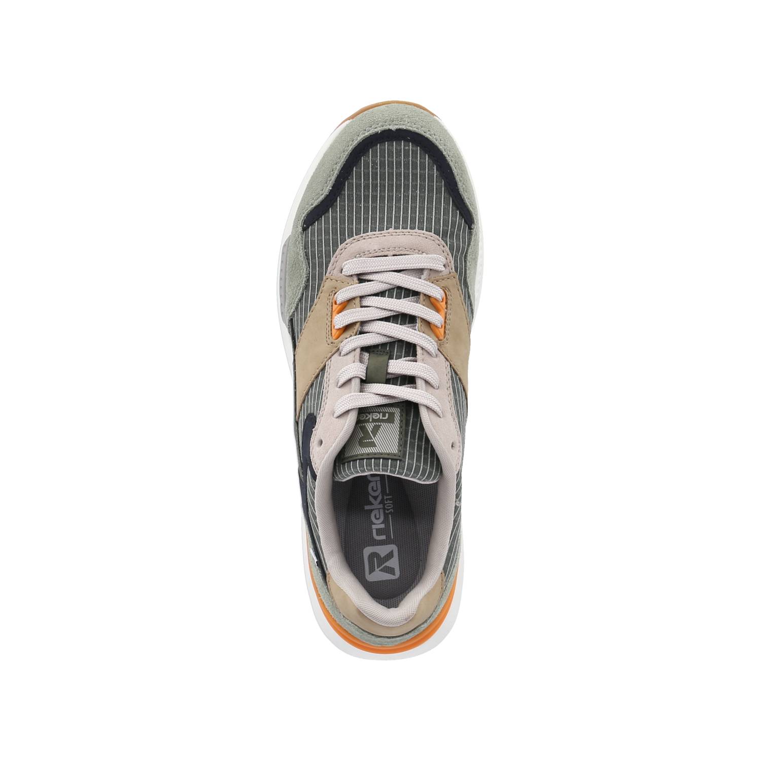 Rieker Low Sneaker - grün kombi